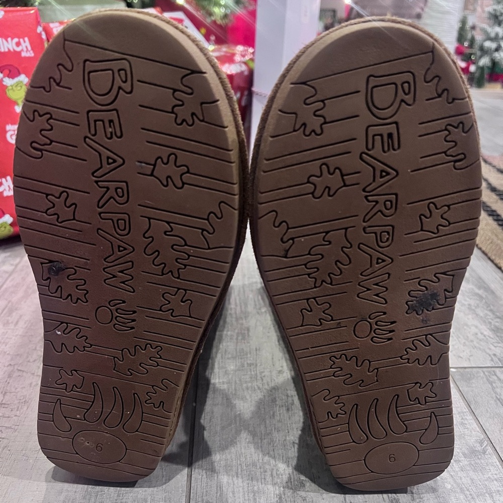 BearPaw Boots Size 6 Tall Womens Tan like New Chestnut - Picture 4 of 4